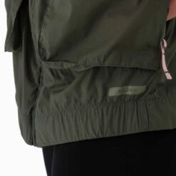 Kalenji Veste Running Coupe Vent Femme - Wind Breath Kaki -ProSportif Boutique veste coupe vent femme de running kaki 9