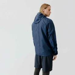 VESTE COUPE VENT DE RUNNING HOMME KALENJI RUN WIND BLEU ARDOISE -ProSportif Boutique veste coupe vent running run wind bleu de prusse homme 1