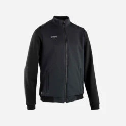 Kipsta Veste De Football D'entrainement ESSENTIAL Noire Et Grise
