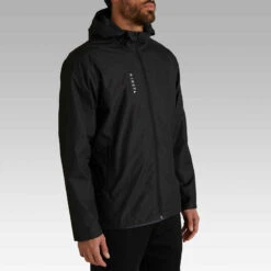 Kipsta Veste De Football Imperméable T100 Adulte Noir -ProSportif Boutique veste de football impermeable t100 adulte noir 2