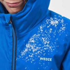 WEDZE VESTE DE SKI ENFANT CHAUDE ET IMPERMEABLE 100 BLEUE -ProSportif Boutique veste de ski enfant chaude et impermeable 100 bleue 7
