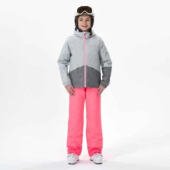 WEDZE VESTE DE SKI ENFANT CHAUDE ET IMPERMEABLE - 100 GRISE -ProSportif Boutique veste de ski enfant chaude et impermeable 100 grise 7