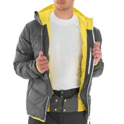 WEDZE VESTE DE SKI HOMME SKI-P JKT 500 WARM GRISE -ProSportif Boutique veste de ski homme ski p jkt 500 warm grise 4