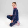 Sweat Zippé Col Montant Chaud Respirant Enfant - S500 Marine Touche De Rose 1 Sweat Zippé Col Montant Chaud Respirant Enfant - S500 Marine Touche De Rose -ProSportif Boutique veste de survetement enfant d athletisme at 300 marine rose