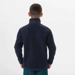 Quechua VESTE POLAIRE CHAUDE DE RANDONNEE - MH500 BLEUE MARINE - ENFANT 7-15 ANS -ProSportif Boutique veste polaire chaude de randonnee mh500 bleue marine enfant 7 15 ans 3