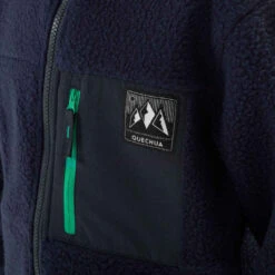 Quechua VESTE POLAIRE CHAUDE DE RANDONNEE - MH500 BLEUE MARINE - ENFANT 7-15 ANS -ProSportif Boutique veste polaire chaude de randonnee mh500 bleue marine enfant 7 15 ans 6
