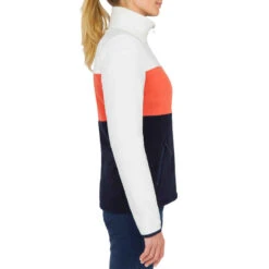 Tribord Veste Polaire Chaude De Voile Sailing 100 Femme -ProSportif Boutique veste polaire chaude de voile eco concue sailing 100 femme blanc terracota bleu 3