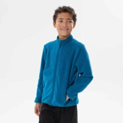 Quechua Veste Polaire De Randonnée - MH150 Bleue - Enfant 7-15 Ans -ProSportif Boutique veste polaire de randonnee mh150 grise enfant 7 15 ans 3