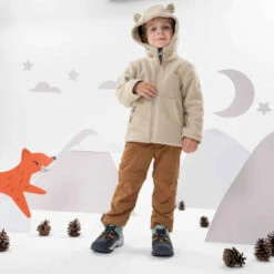 Quechua Veste Polaire De Randonnée - MH500 KID Beige - Enfant 2-6 Ans -ProSportif Boutique veste polaire de randonnee mh500 kid beige enfant 2 6 ans 2