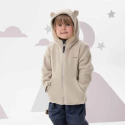 Quechua Veste Polaire De Randonnée - MH500 KID Beige - Enfant 2-6 Ans -ProSportif Boutique veste polaire de randonnee mh500 kid beige enfant 2 6 ans 7