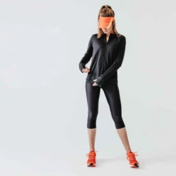 Kalenji VESTE DE RUNNING FEMME RUN DRY NOIR -ProSportif Boutique veste running run dry noir femme 2
