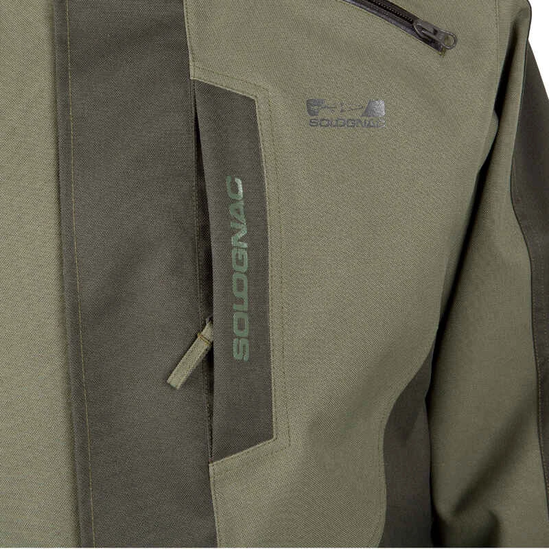 VESTE TRAQUE CHASSE SUPERTRACK 300 IMPERMEABLE VERT 15 VESTE TRAQUE CHASSE SUPERTRACK 300 IMPERMEABLE VERT – Image 13