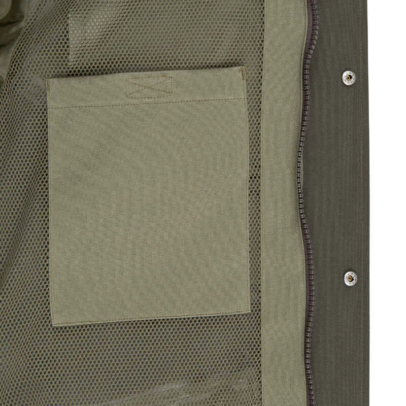 VESTE TRAQUE CHASSE SUPERTRACK 300 IMPERMEABLE VERT 16 VESTE TRAQUE CHASSE SUPERTRACK 300 IMPERMEABLE VERT – Image 14