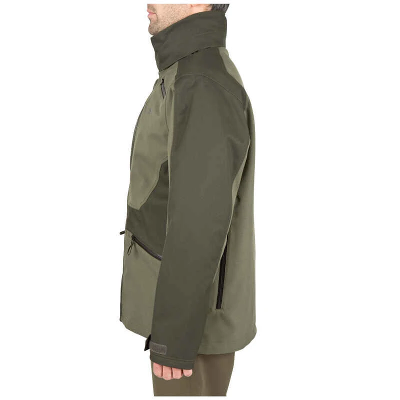 VESTE TRAQUE CHASSE SUPERTRACK 300 IMPERMEABLE VERT 7 VESTE TRAQUE CHASSE SUPERTRACK 300 IMPERMEABLE VERT – Image 5
