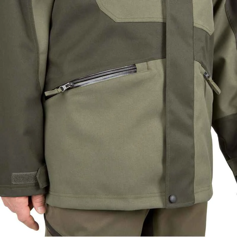 VESTE TRAQUE CHASSE SUPERTRACK 300 IMPERMEABLE VERT 11 VESTE TRAQUE CHASSE SUPERTRACK 300 IMPERMEABLE VERT – Image 9
