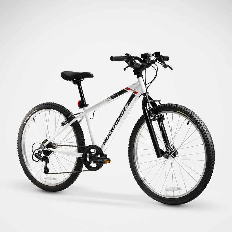 BTWIN VTT ENFANT ROCKRIDER ST 100 24 POUCES 9-12 Ans BLANC 4 BTWIN VTT ENFANT ROCKRIDER ST 100 24 POUCES 9-12 Ans BLANC â Image 2