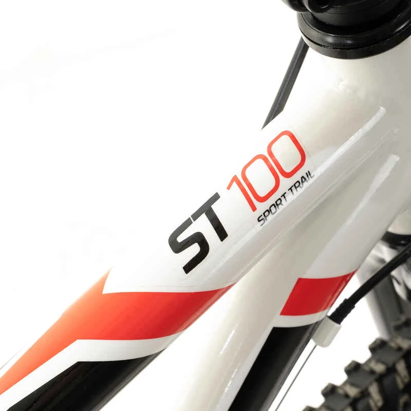 BTWIN VTT ENFANT ROCKRIDER ST 100 24 POUCES 9-12 Ans BLANC 6 BTWIN VTT ENFANT ROCKRIDER ST 100 24 POUCES 9-12 Ans BLANC â Image 4