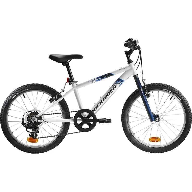 BTWIN VTT ENFANT ROCKRIDER ST 120 20 POUCES 6-9 Ans BLANC BLEU 3 BTWIN VTT ENFANT ROCKRIDER ST 120 20 POUCES 6-9 Ans BLANC BLEU