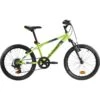 BTWIN VTT ENFANT ROCKRIDER ST 500 20 POUCES 6-9 Ans Jaune Fluo -ProSportif Boutique vtt enfant rockrider st 500 20 pouces 6 9 ans jaune fluo