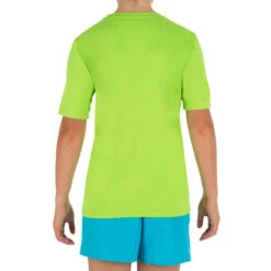 Water Tee Shirt Anti UV Surf Enfant VERT 10 Water Tee Shirt Anti UV Surf Enfant VERT -ProSportif Boutique water tee shirt anti uv surf manches courtes enfant bleu 2