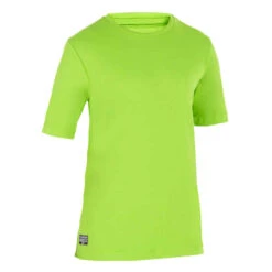 Water Tee Shirt Anti UV Surf Enfant VERT